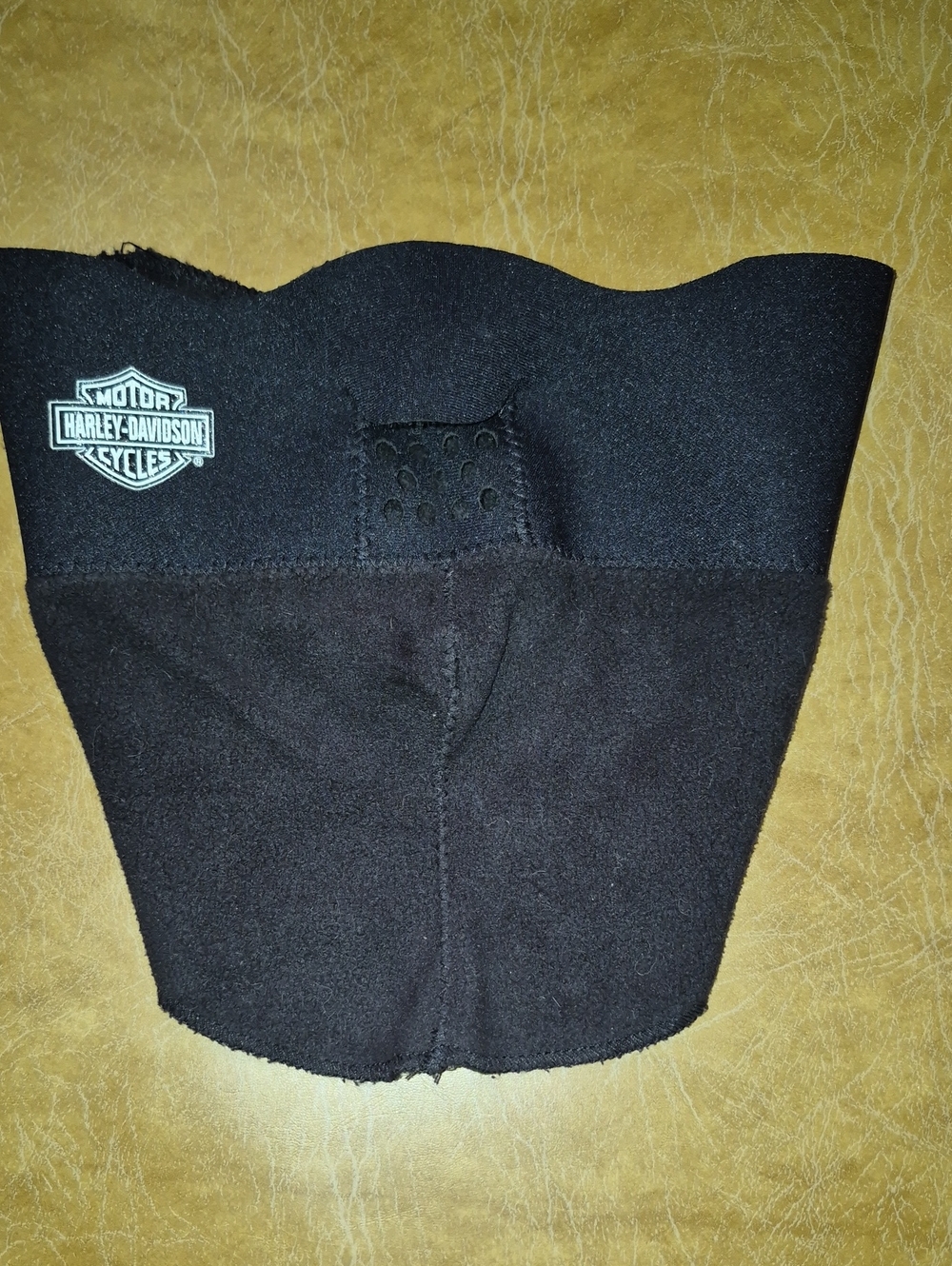 Harley-Davidson Black Face Gaiter with White Logo
